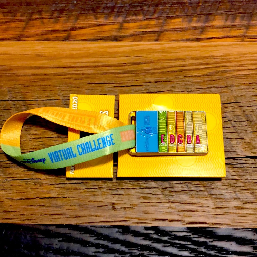 Run Disney Virtual Challenge Collectible Pin